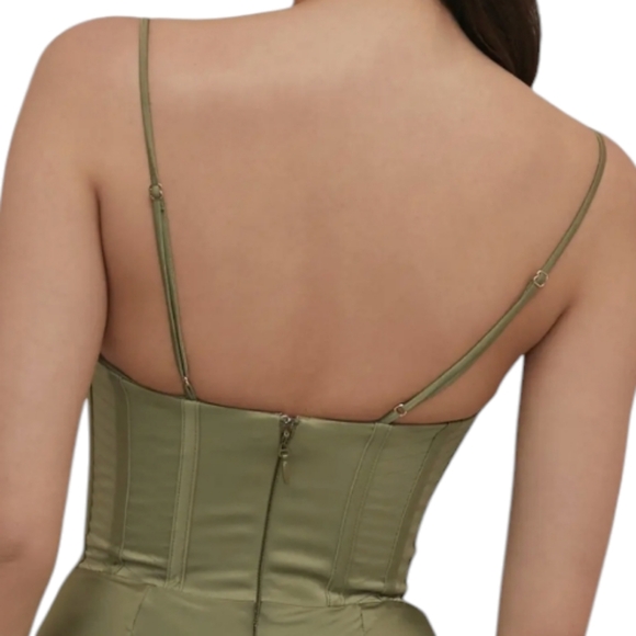 NWT House of CB Myrna Satin Corset Dress. Size small - Picture 5 of 9